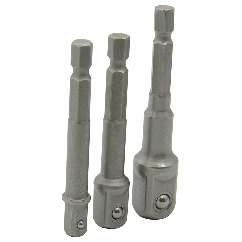 Juego de adaptadores para dados, varios cuadros entrada cuadrada, 3 piezas, Surtek