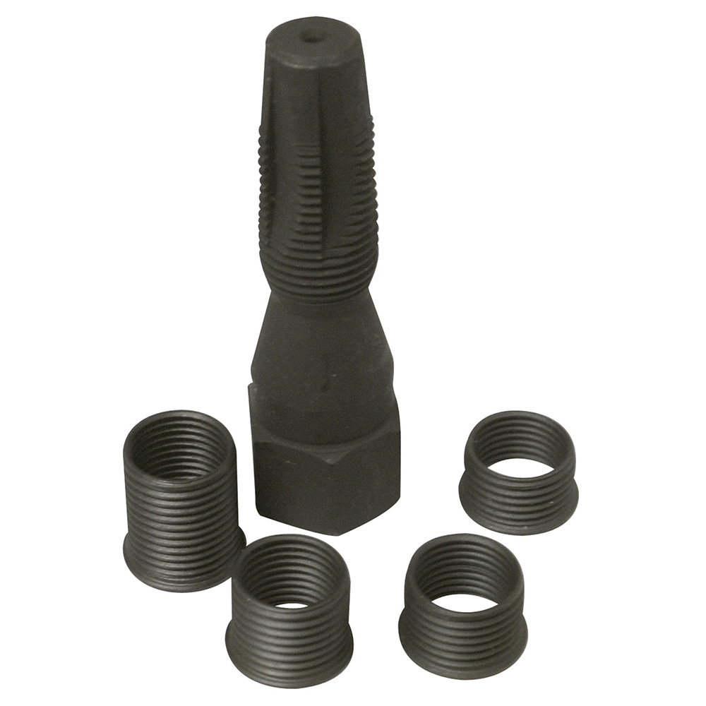 Juego de reavivador de roscas para bujías, 5 piezas, Surtek