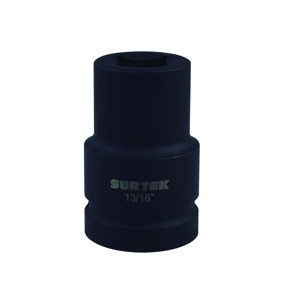 Dado de impacto, cuadro 1",  para capuchón 13/16", Surtek