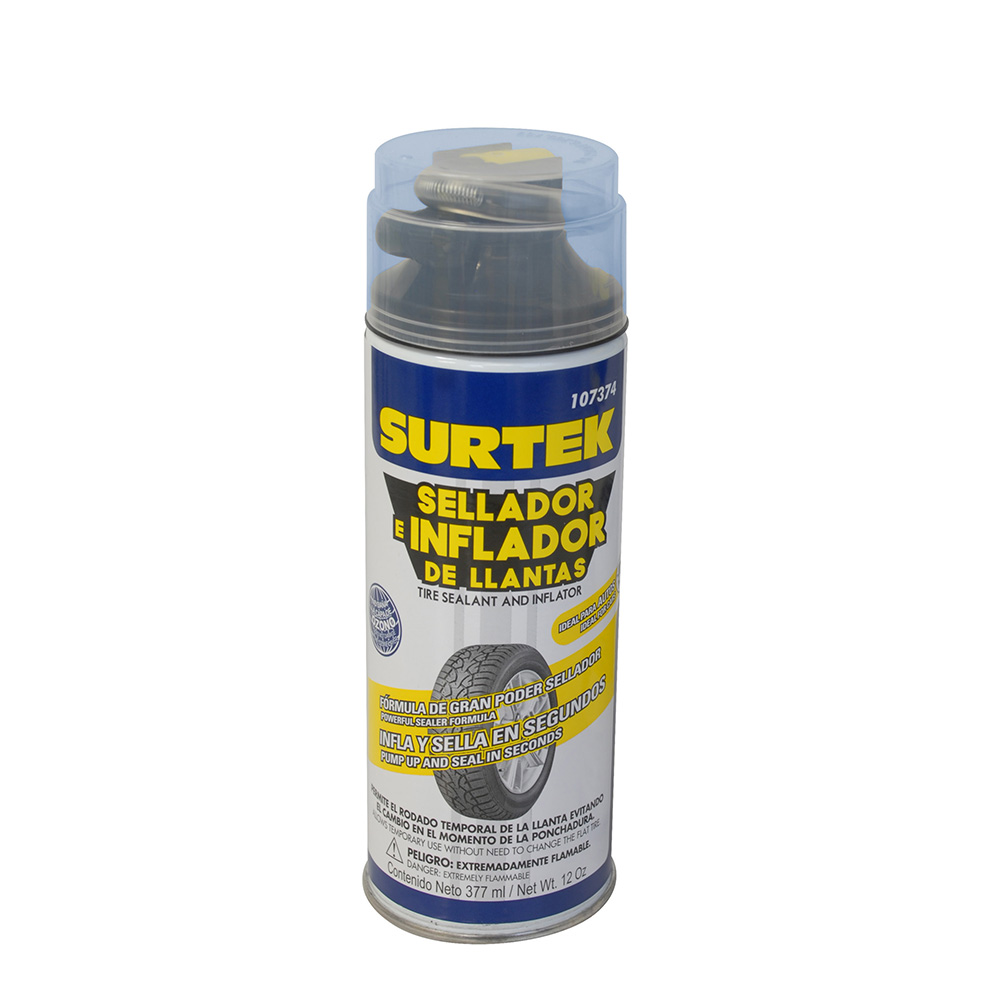 Sellador de llantas (poncholina) 377 ml, Surtek