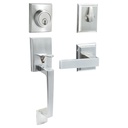Gatillo rectangular sólido para entrada función sencilla,  níquel satinado, visual, Lock
