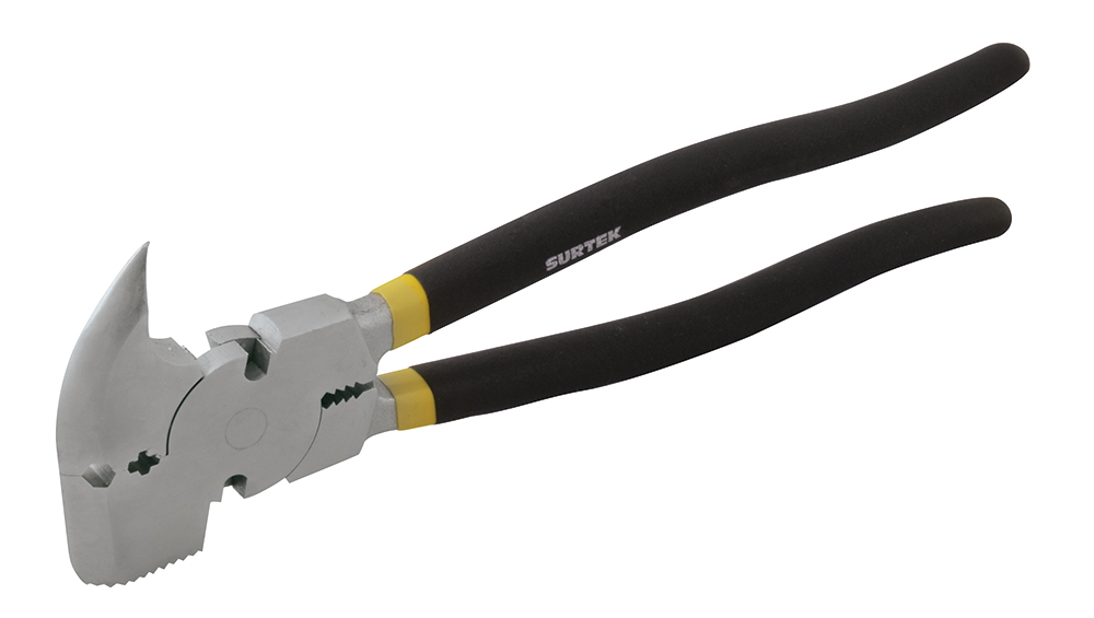 Pinza de hacendado con mango con doble recubrimiento 11", Surtek