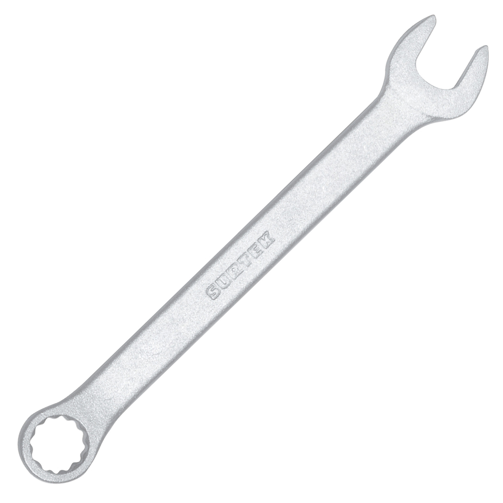 Llave combinada satinada métrica, 12 puntas, 10 mm, Surtek