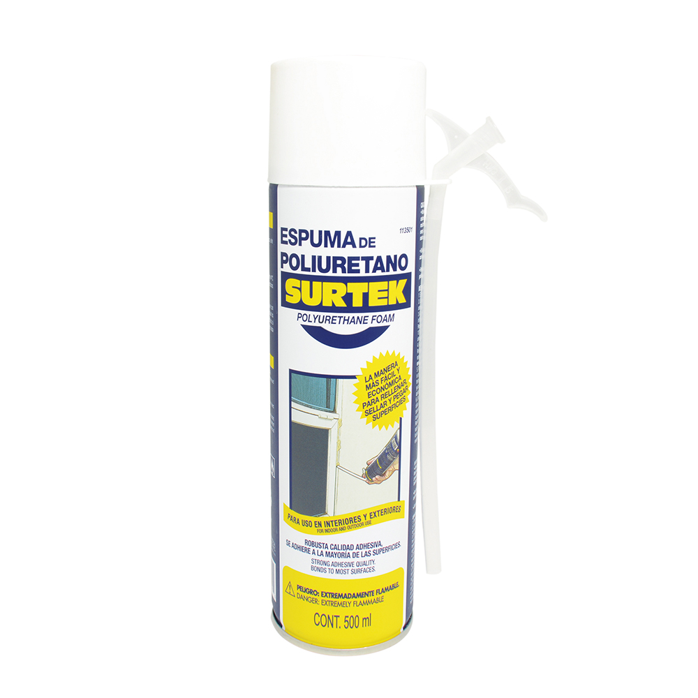 Espuma de poliuretano 500 ml, Surtek