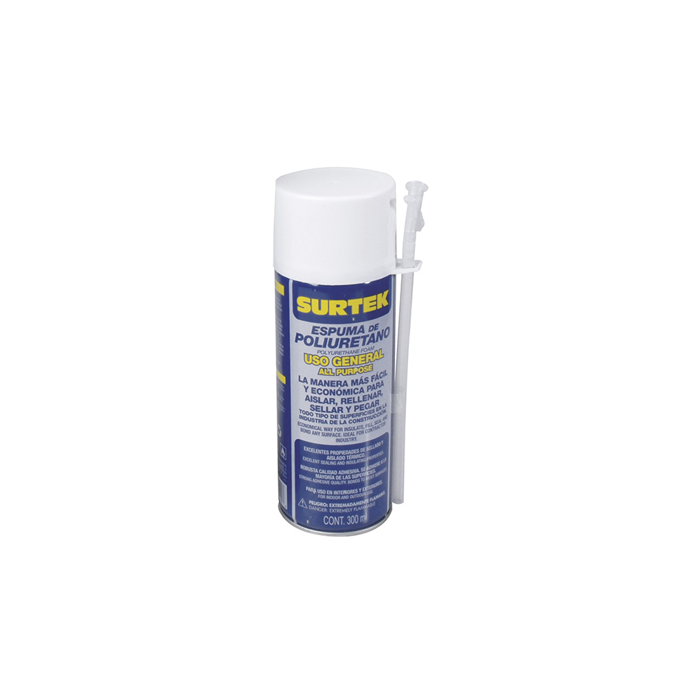 Espuma de poliuretano 300 ml, Surtek