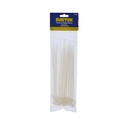 Cinchos plásticos 160 x 4.8 mm, tensión 27 Kg de 50 piezas color natural, Surtek