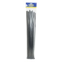 Cinchos plásticos 400 x 7.6 mm, tensión 55 Kg de 50 piezas color negro, Surtek