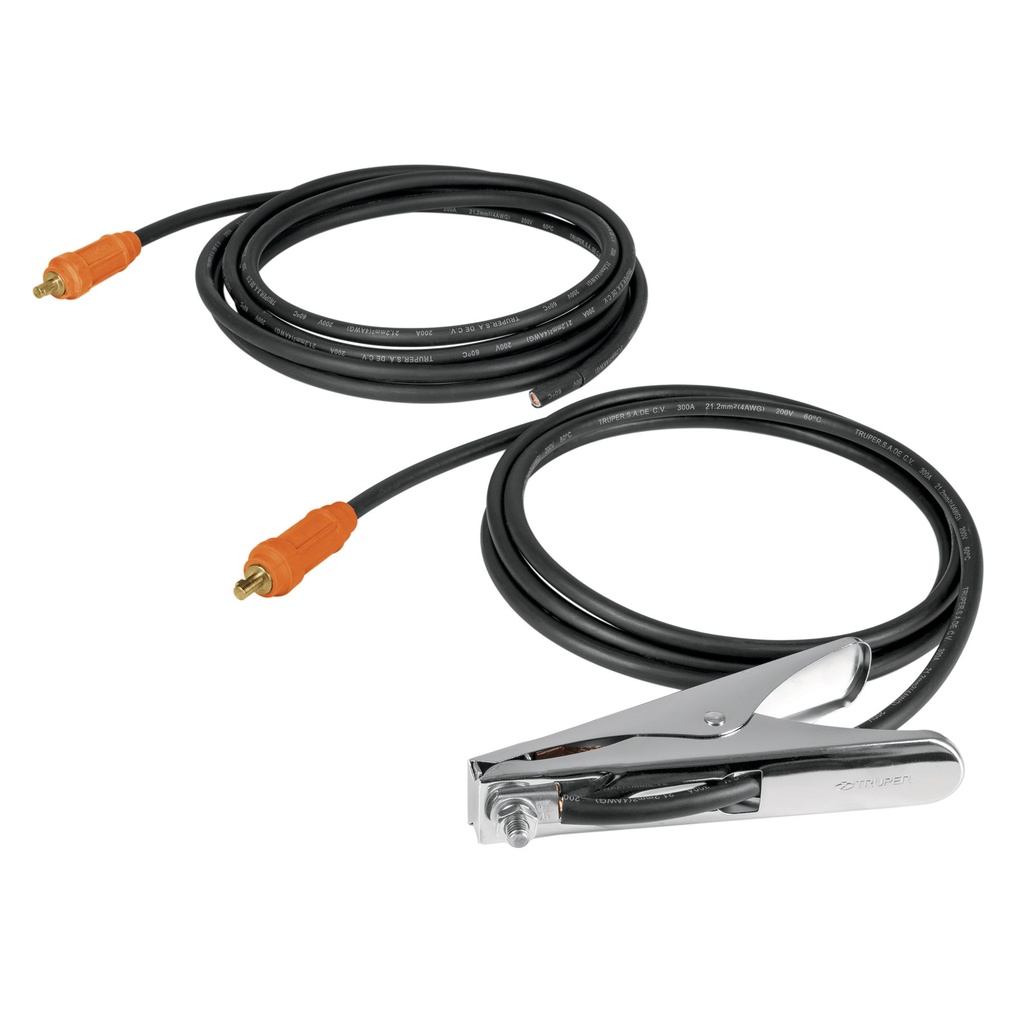 14357 / Cable para soldadora SOT-225, con pinza de tierra, Truper