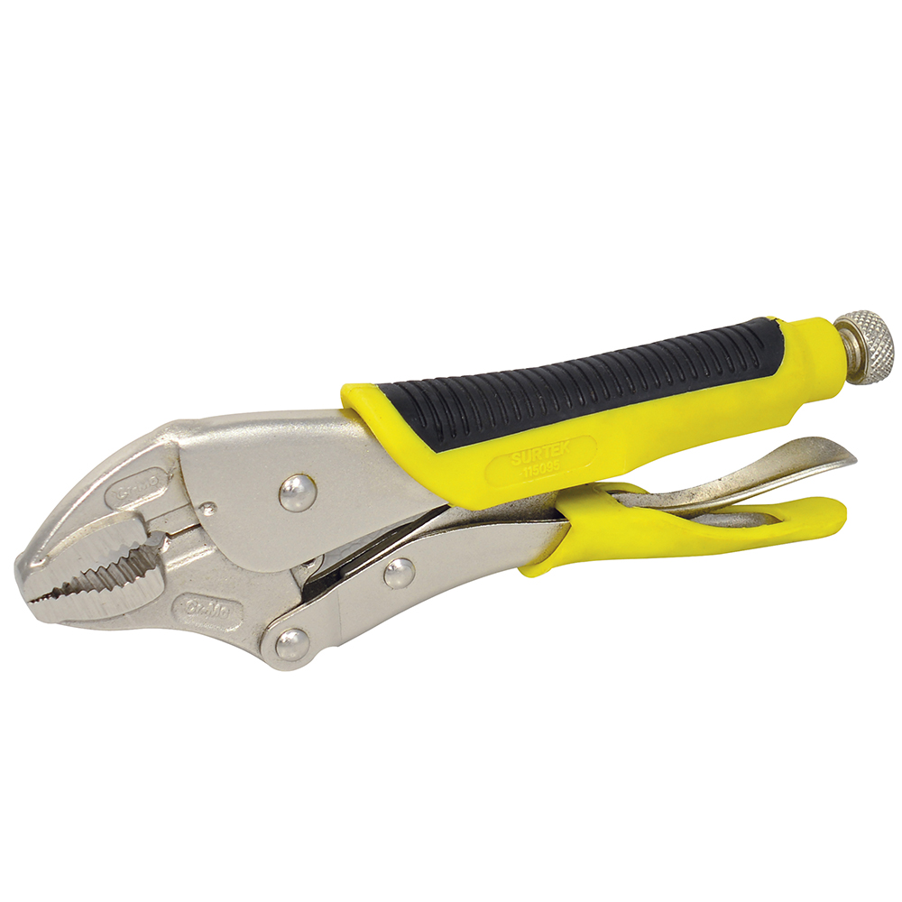Pinza de presión con mango bimaterial de 10", Surtek