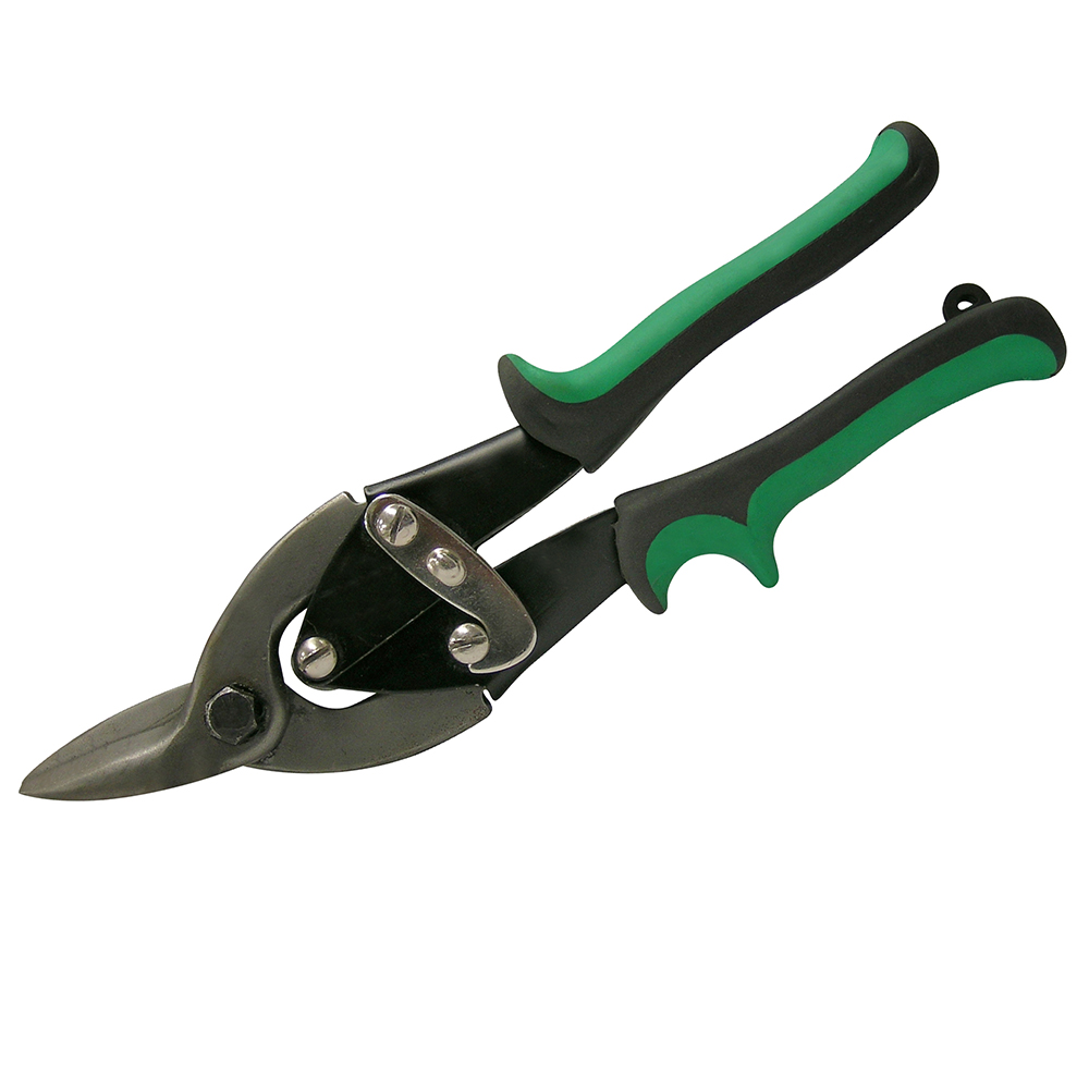 Tijeras para hojalatero tipo aviación 10", corte derecha, Surtek