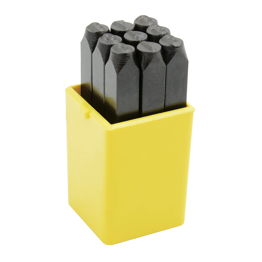 Juego de números de golpe 4 mm, Surtek