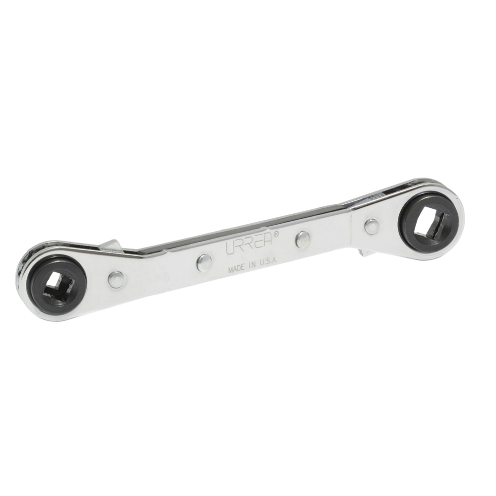 Llave de estrías de matraca para refrigeración en pulgadas, 1/4" x 3/16"- 3/8" x 5/16", Urrea