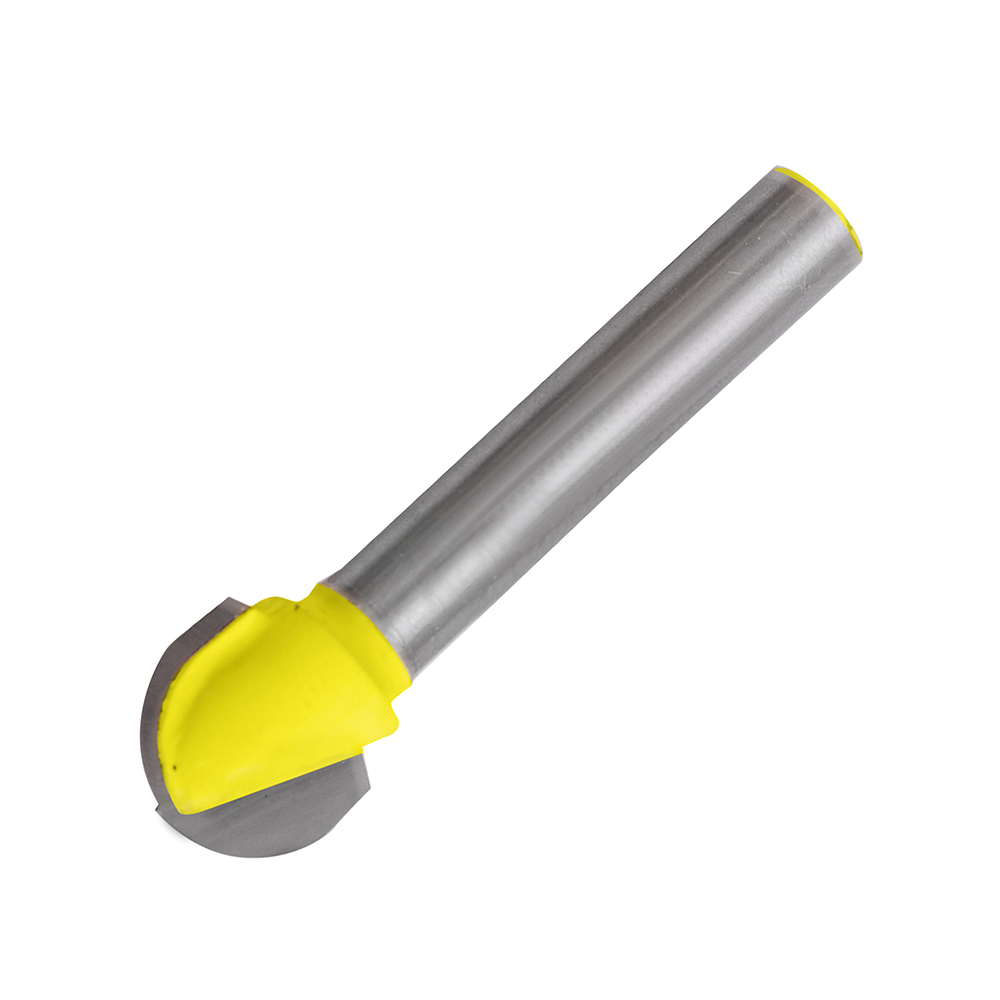 Broca para router de acero de media caña 3/8" zanco de 1/4", Surtek