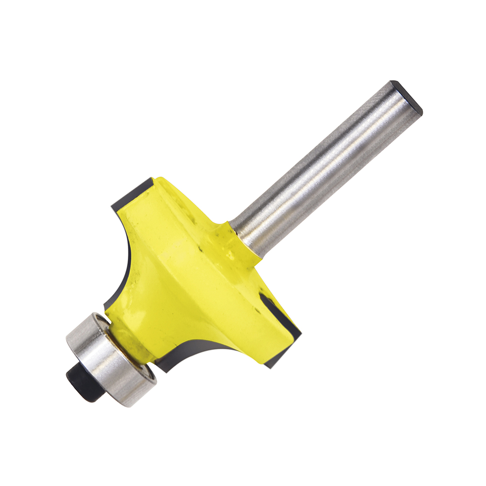 Broca para router de acero redondeadora de moldura con balero 1" zanco de 1/4", Surtek