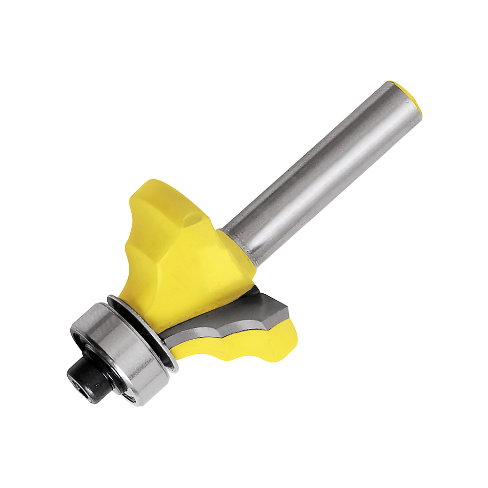 Broca para router de acero moldadura clásica con balero 1-1/8" zanco de 1/4", Surtek