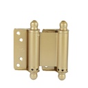 Juego de bisagras doble acción latón brillante 3", 2 piezas, Lock