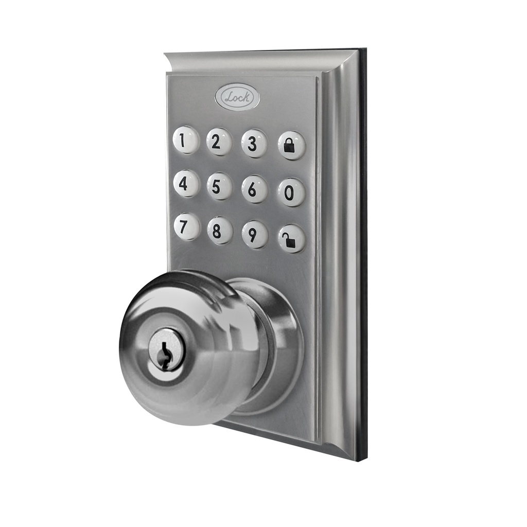Cerradura digital tipo botón con pomo, Lock