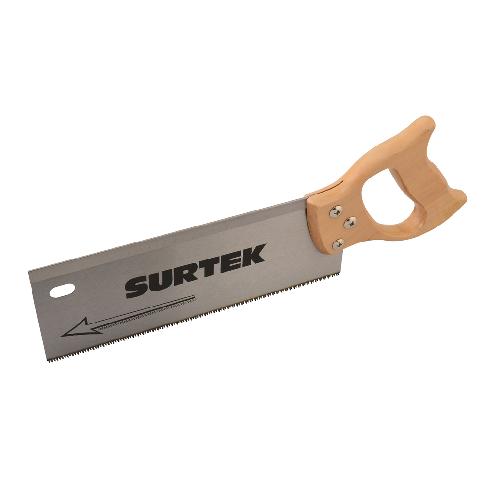 Serrucho con mango de madera de costilla de 12", Surtek