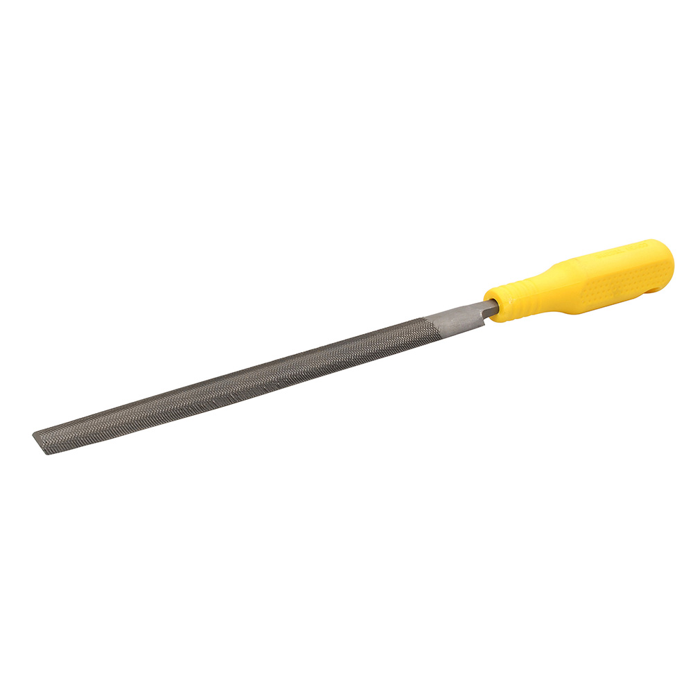 Lima media caña con mango plástico 6", Surtek