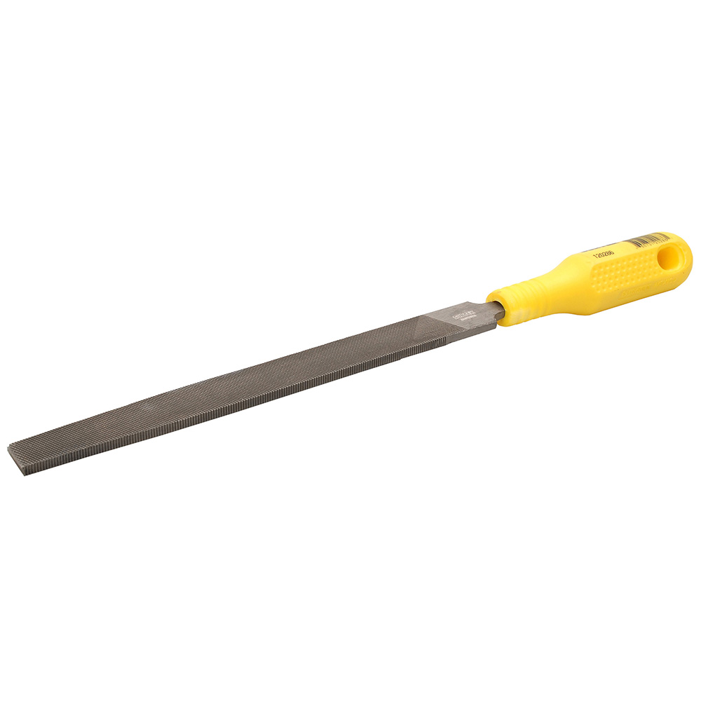 Lima plana con mango plástico 8", Surtek