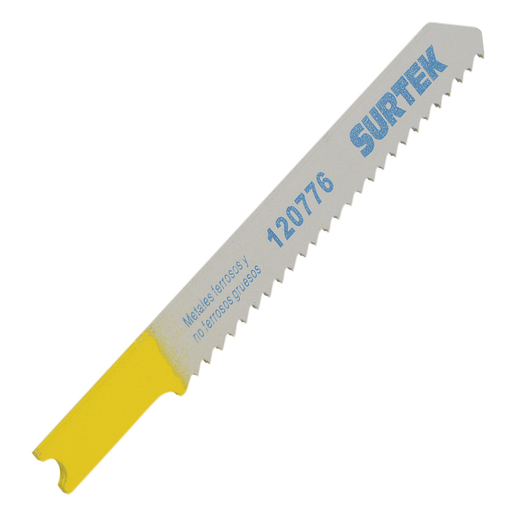 Segueta para sierra caladora 12 DPP, fino, zanco U, 5 piezas, Surtek