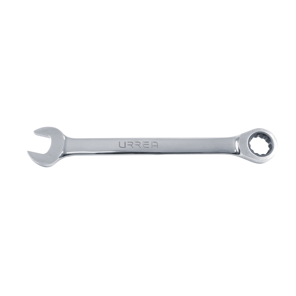 Llave combinada pulido espejo de matraca métrica, 12 puntas, 7 mm, Urrea