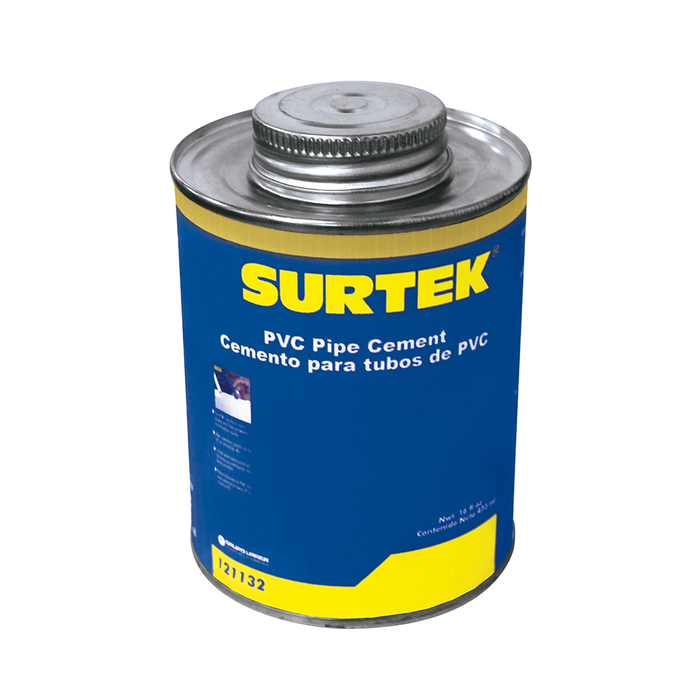Cemento para tubo PVC, 473 ml, Surtek