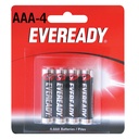 Pila alcalina Eveready® "AAA", 4 piezas, Surtek