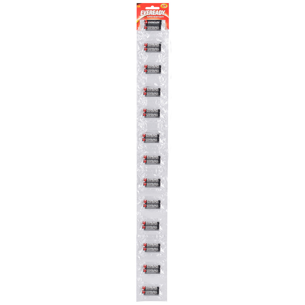 Tira de pilas alcalinas Eveready® "AA", 24 piezas, Surtek