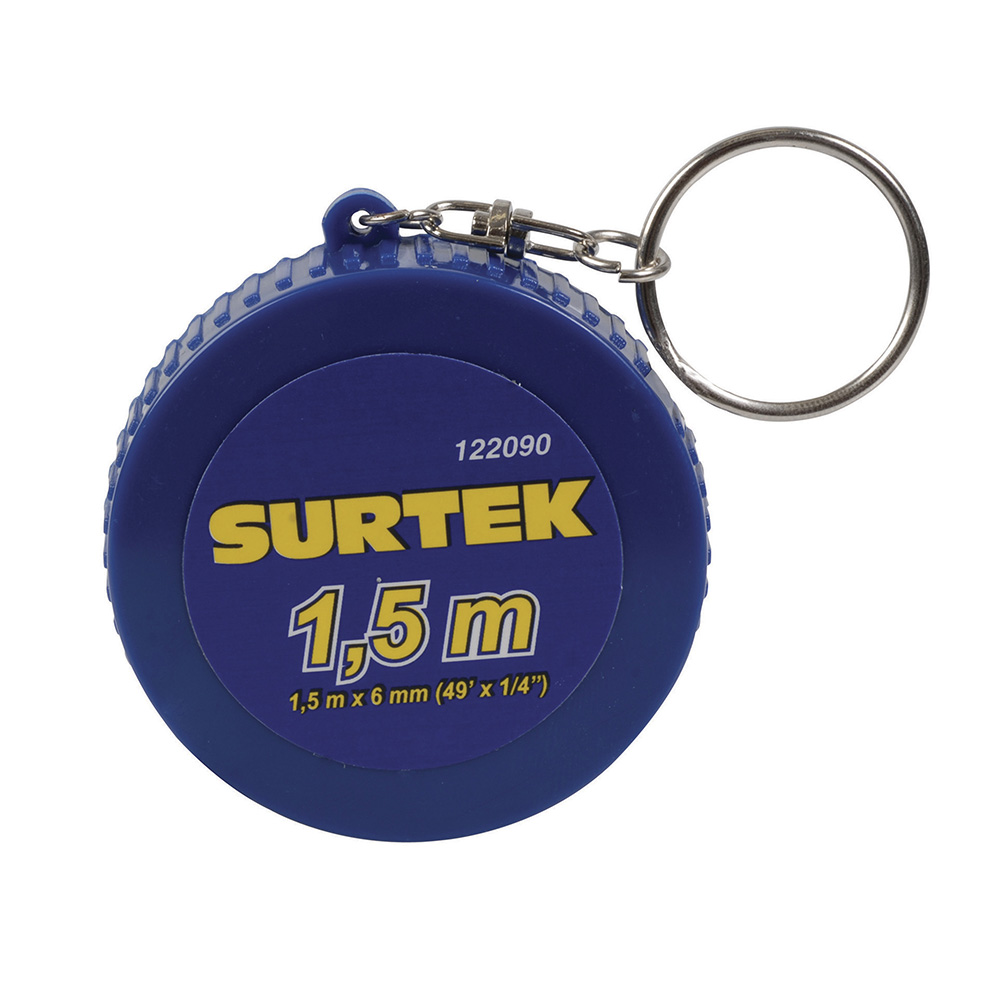 Llavero de mini flexómetro 1.5 m, Surtek