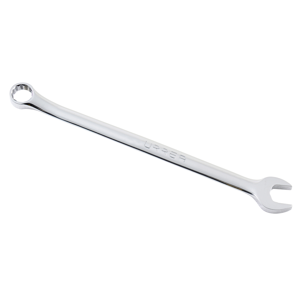 Llave combinada extra larga pulido espejo métrica, 12 puntas, 21 mm, Urrea