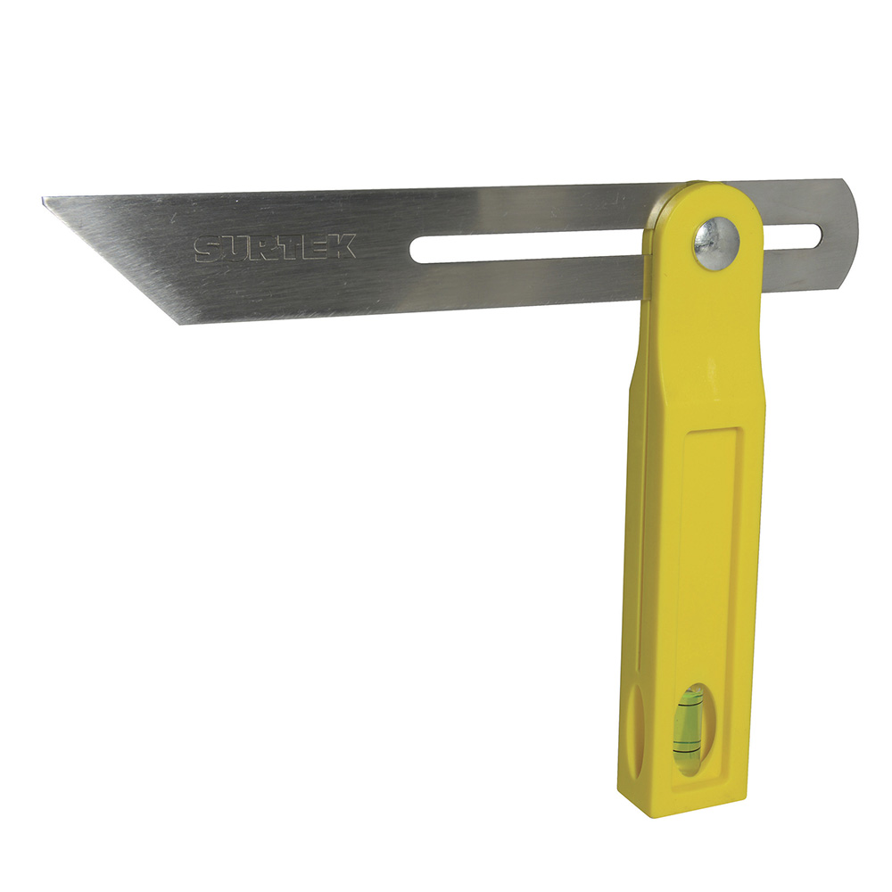 Escuadra falsa con mango plástico 8", Surtek
