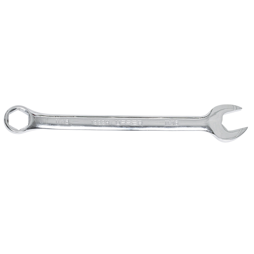 Llave combinada pulido espejo en pulgadas, 6 puntas, 11/16", Urrea