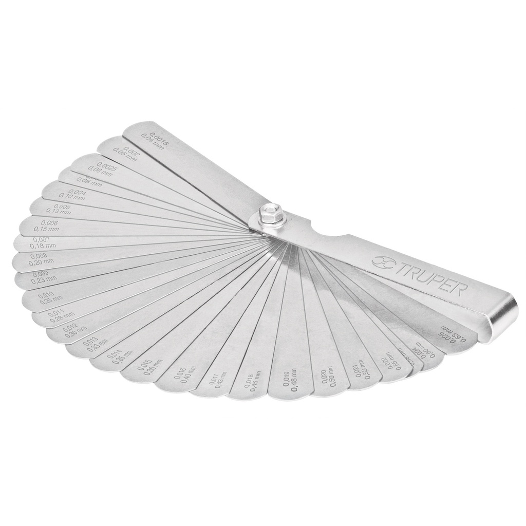 14396 / Calibrador de 26 hojas std / mm, Truper