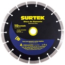 Disco de diamante segmentado, 4-1/2", Surtek