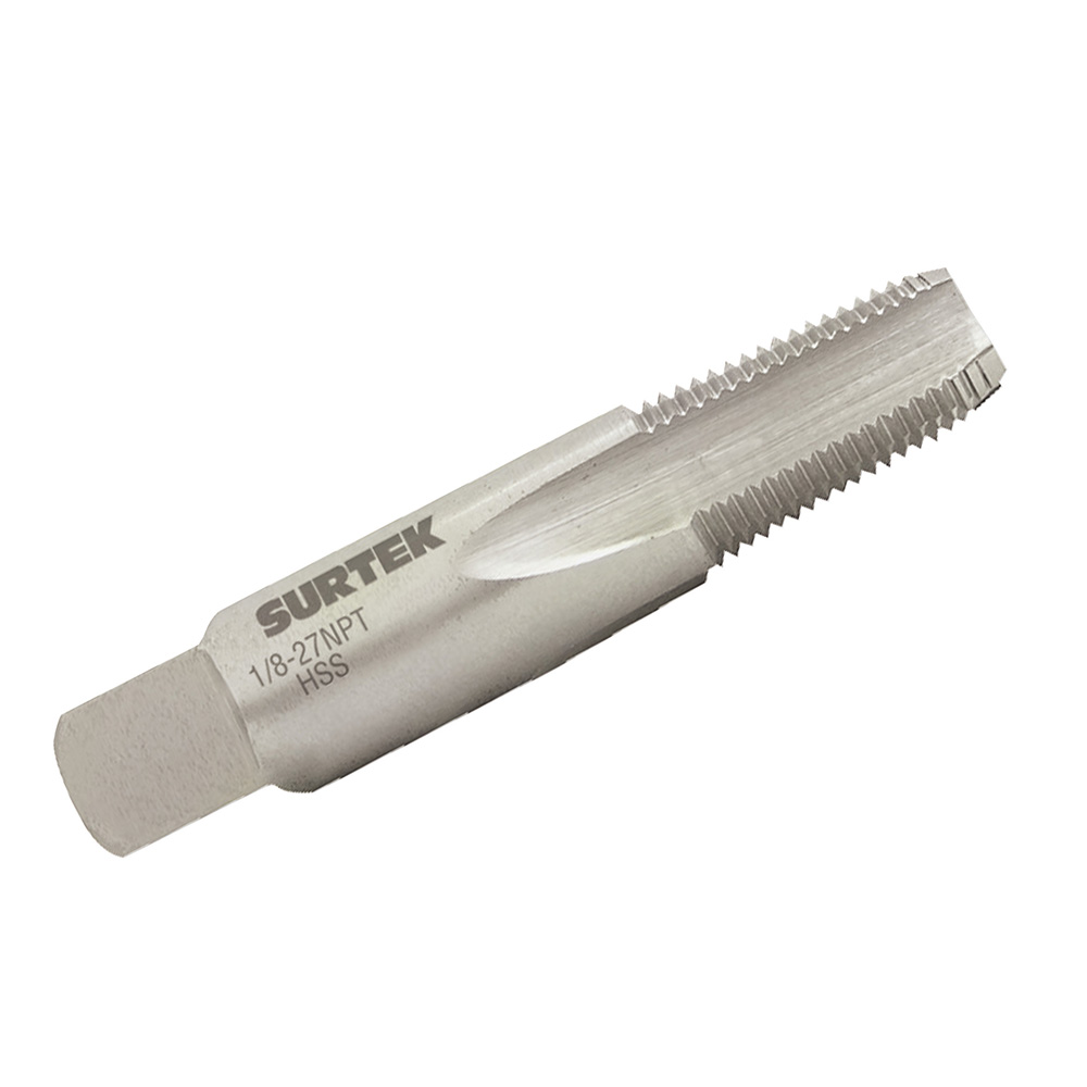 Machuelos de acero de alta velocidad para tubo 1/8-27NPT, Surtek