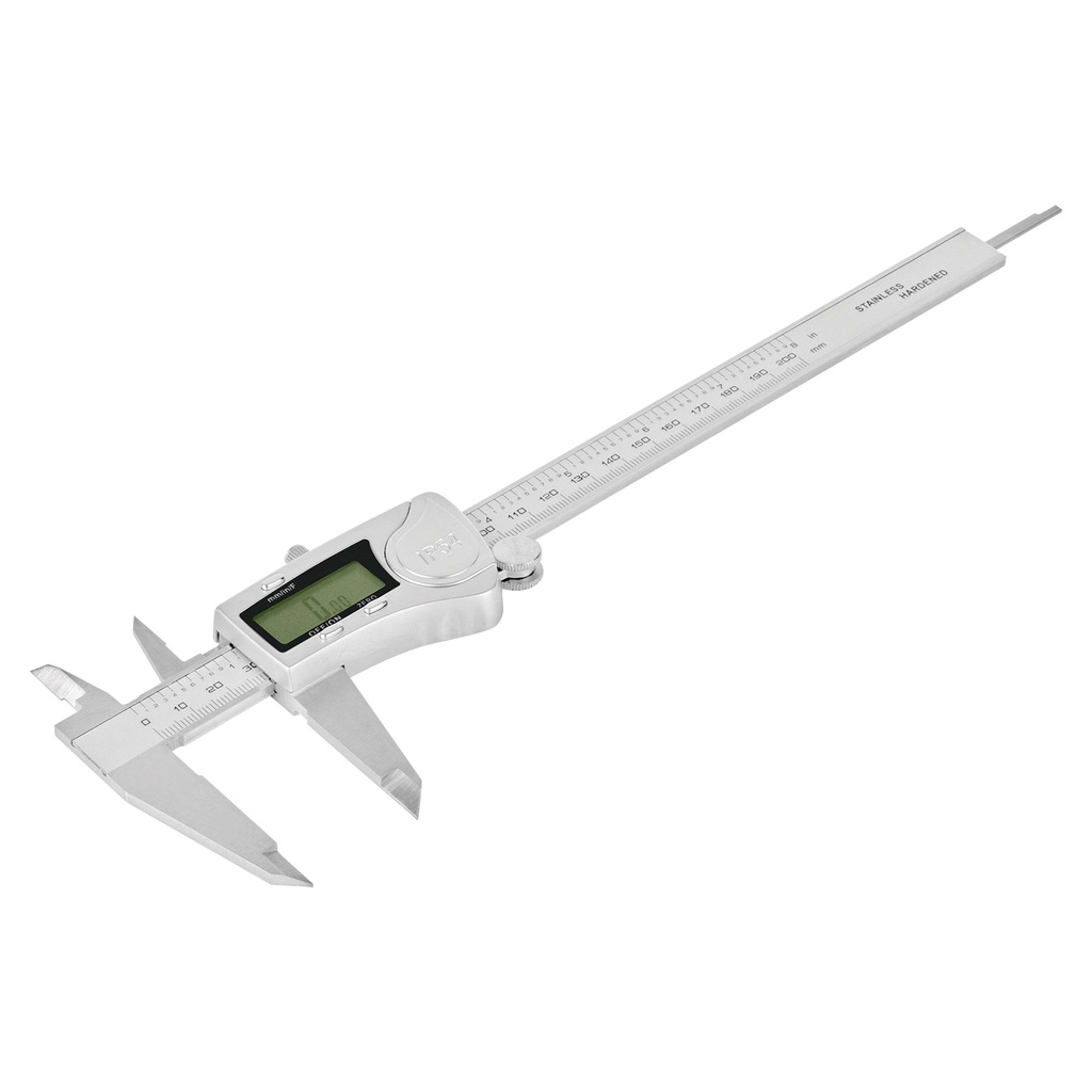 14388 / Calibrador vernier digital 6' acero inox, std y mm, Truper