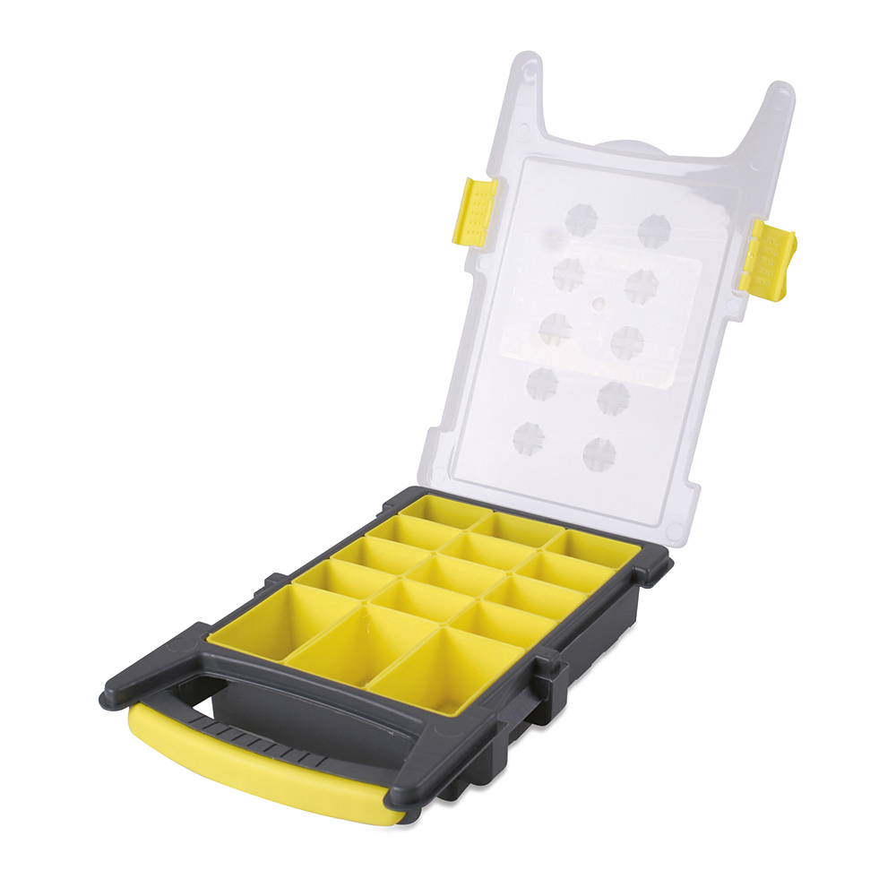 Caja organizadora plástica 8" x 13" x 2", Surtek