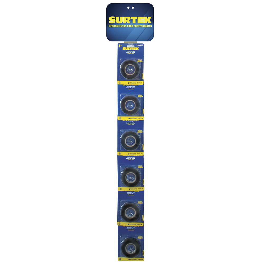 Tira de impulso con cintas de aislar, 25 piezas, Surtek
