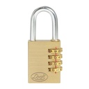 Candado de combinación programable para maleta, latón, 40 mm, Lock