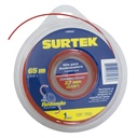 Nailon para desbrozadora doble blíster, 2.7 mm x 65 m, Surtek