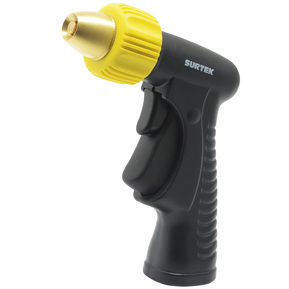 Pistola para riego con recubrimiento de PVC automática con boquilla metálica 3/4" GHT, Surtek