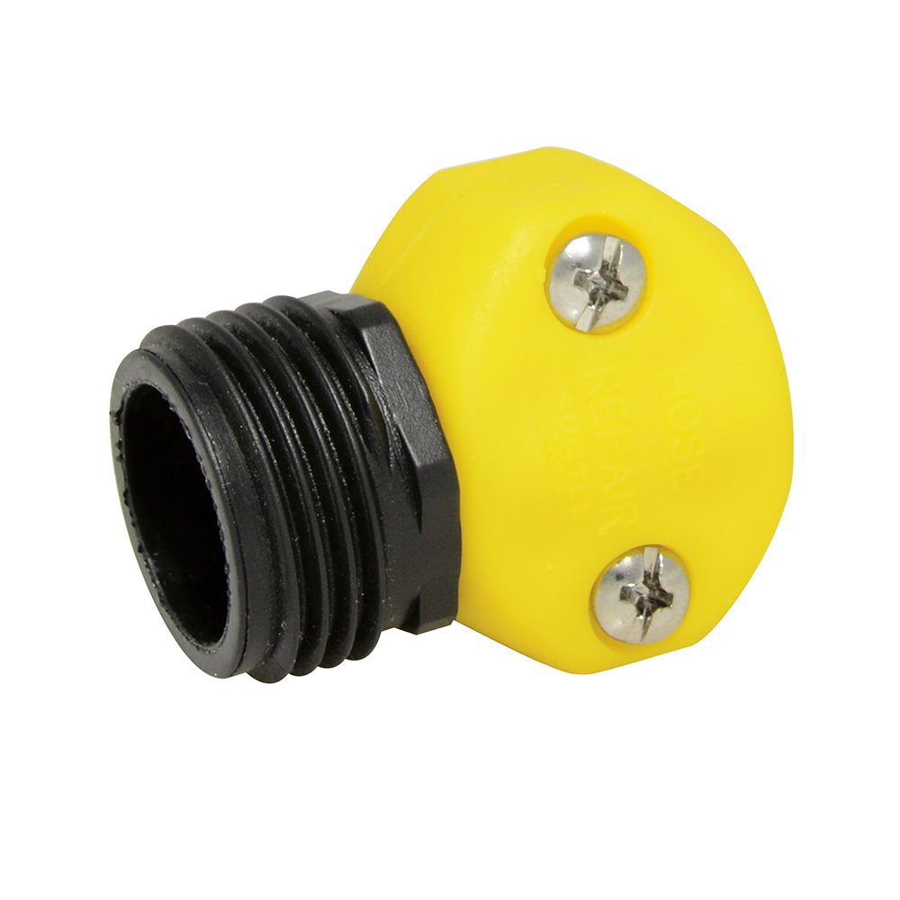 Conector para manguera de riego plastico, 5/8" a 3/4" macho, Surtek