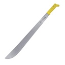 Machete laminado con mango amarillo recto 14", Surtek