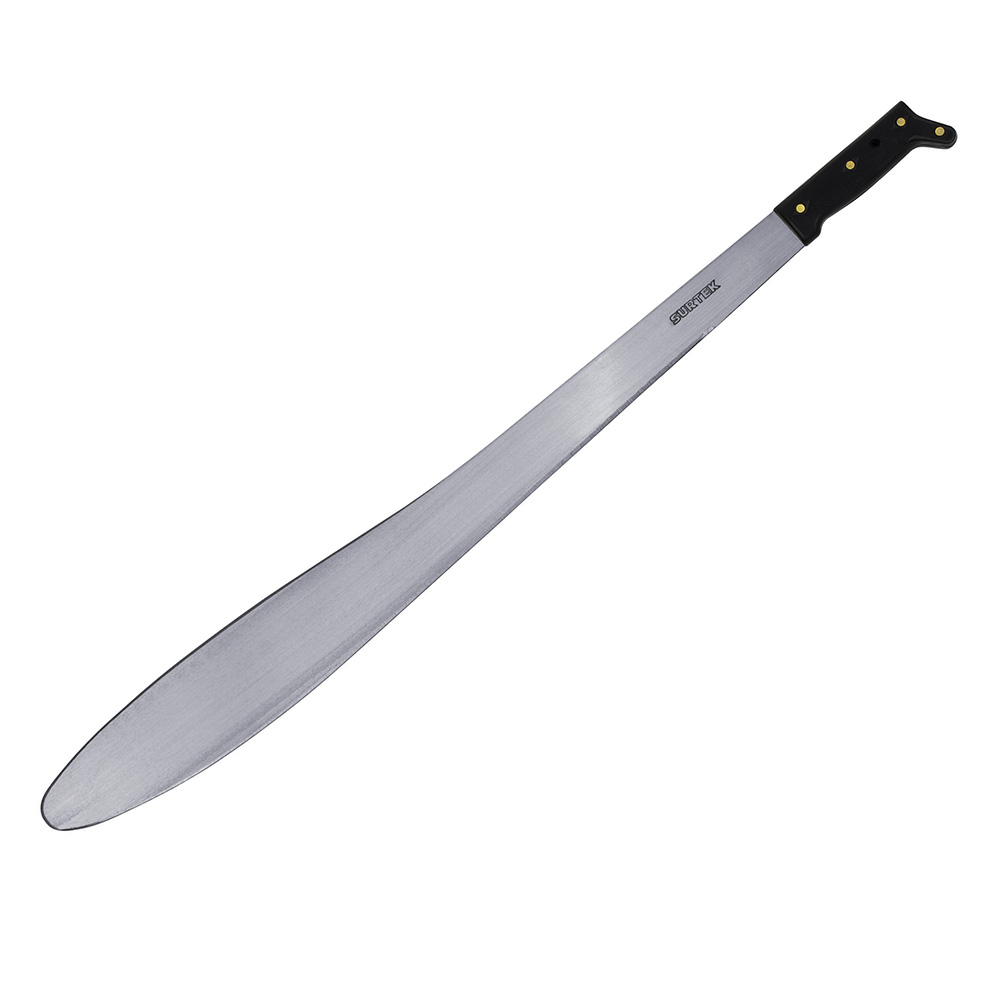 Machete troquelado con mango negro caguayano 24", Surtek