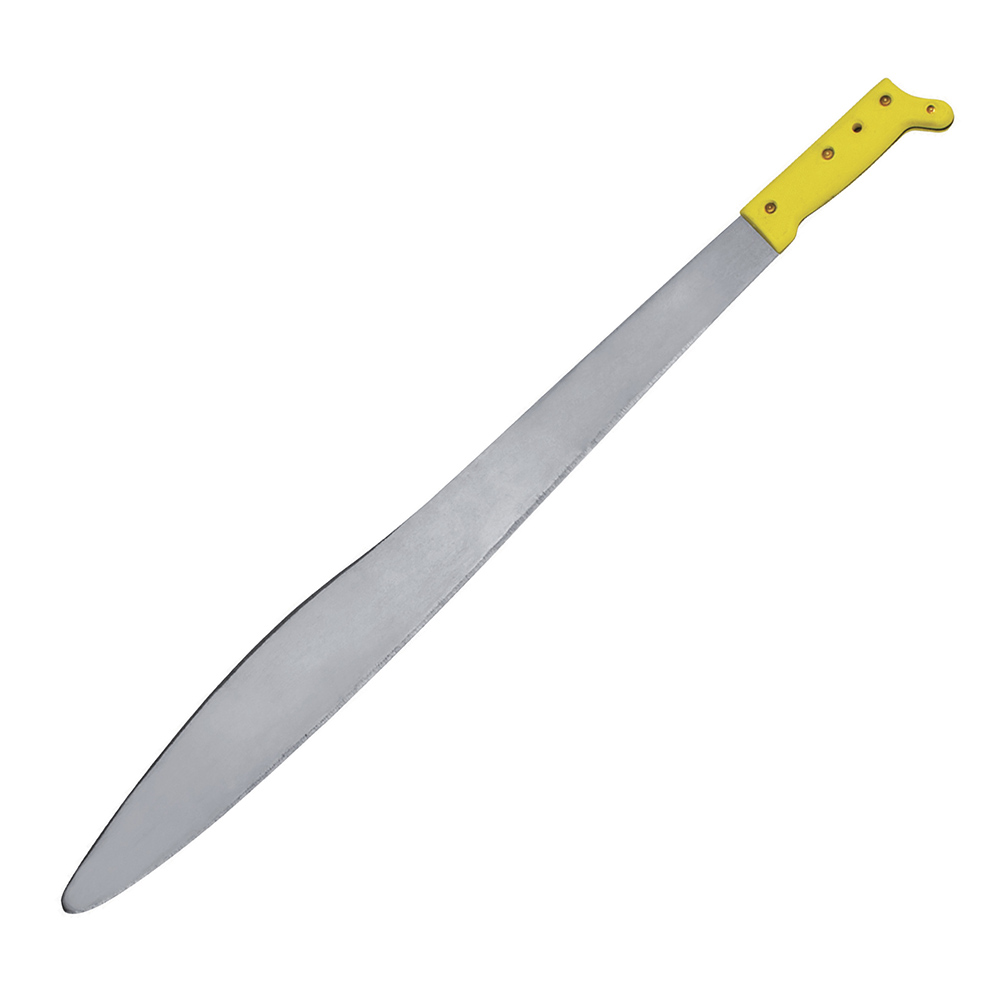 Machete laminado con mango amarillo acapulqueño 24", Surtek