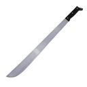 Machete troquelado con mango negro recto 18", Surtek