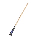 Raspador con mango de madera largo 7", Surtek