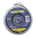 Nailon para desbrozadora doble blíster, 3.7 mm x 34 m, Surtek