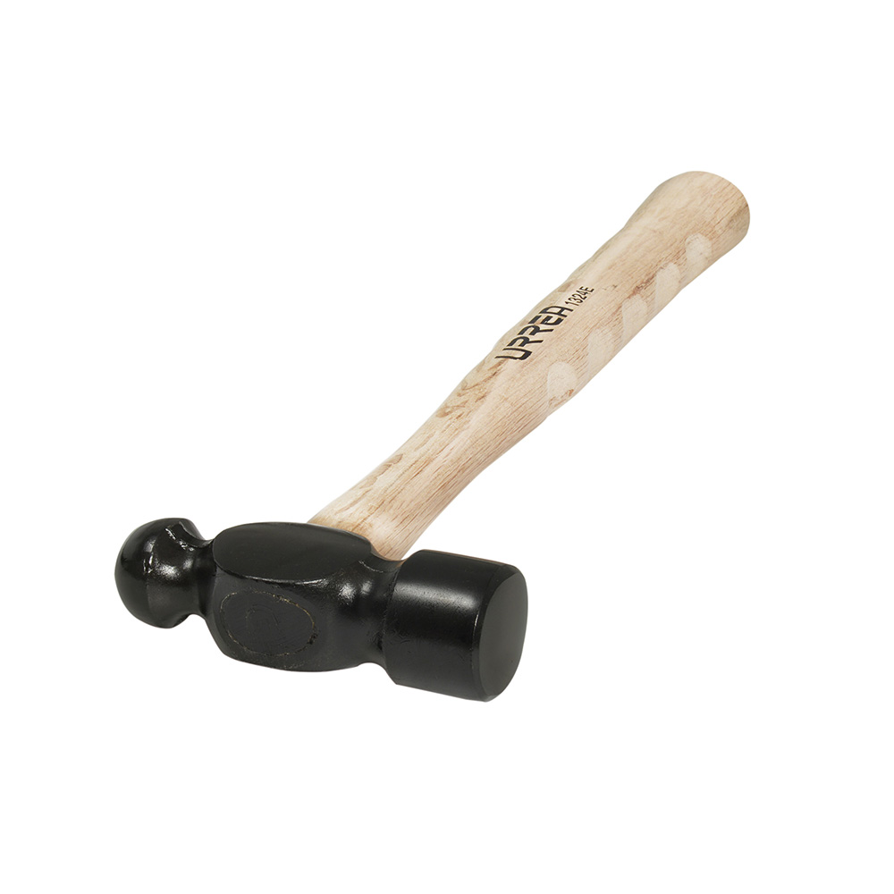 Martillo de bola black con mango de madera estriado de 16", 24 oz, Urrea